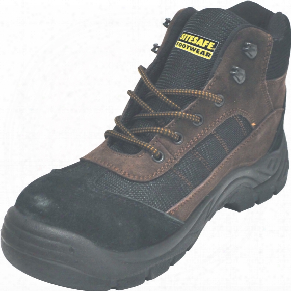 Sitesafe Ssf05 Men's Brown/black Safety Boots - Size 7