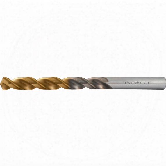 Swisstech 5.20mm Hss-cobalt H/helix Drill Tin Tipped