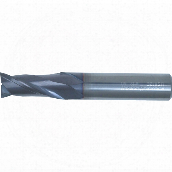 Swisstech 8.0mm St/sh Short 2fl Slot Drill Q-coat