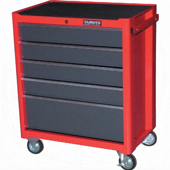 Yamoto 5-drawer Roller Cabinet - Red