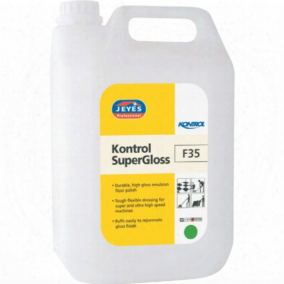 Jeyes F35 Kontrol Supergloss Floor Polish 5ltr