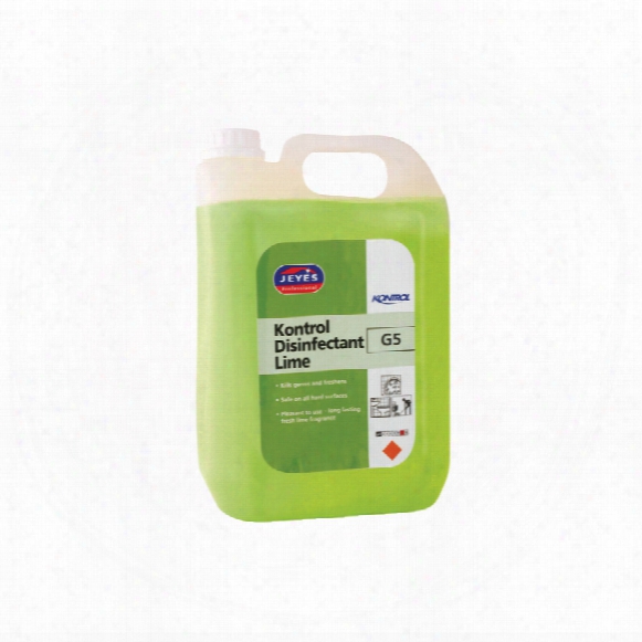 Jeyes G5 Kontrol Disinfectant Lime 5ltr