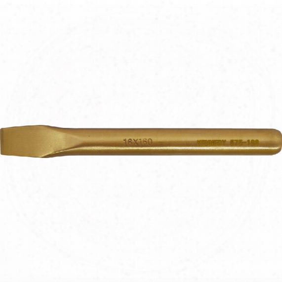 Kennedy 14x160mm Spark Resistant Flat Cold Chisel Be-cu