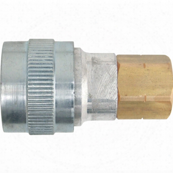 Kobe Red Line 1/4" Bspt Female Schrader Coupling