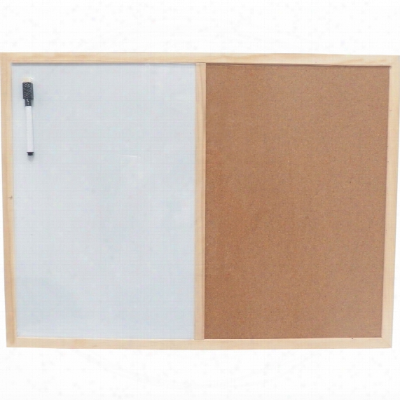 Offis Combination Mag Drywipe/cork Board 900x600mm Wood