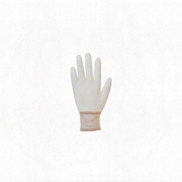 Polyco Cr200 Pure Dex Palm-side Coated White Gloves - Size 7