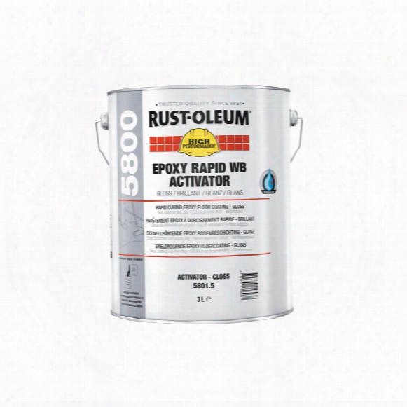 Rust-oleum Epoxy Rapid Water Based Floor Coating Tile Red 5lt