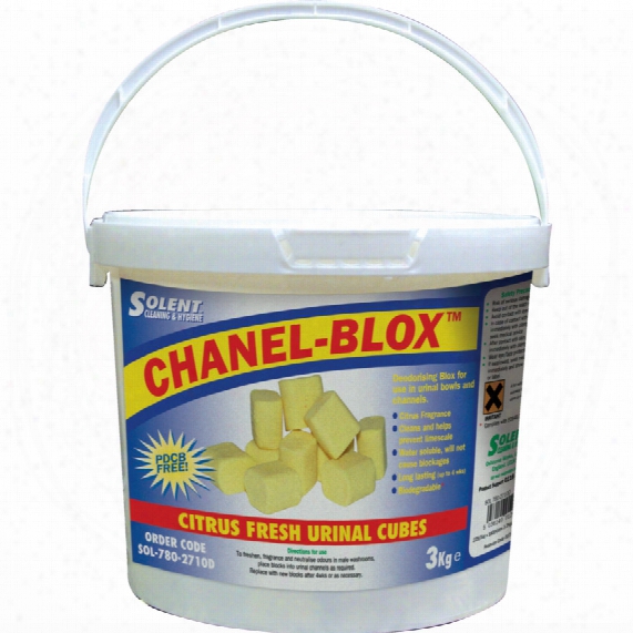Solent Cleaning Bucket Of Citrus 'p' Blocks Non-pdcb (3kg)