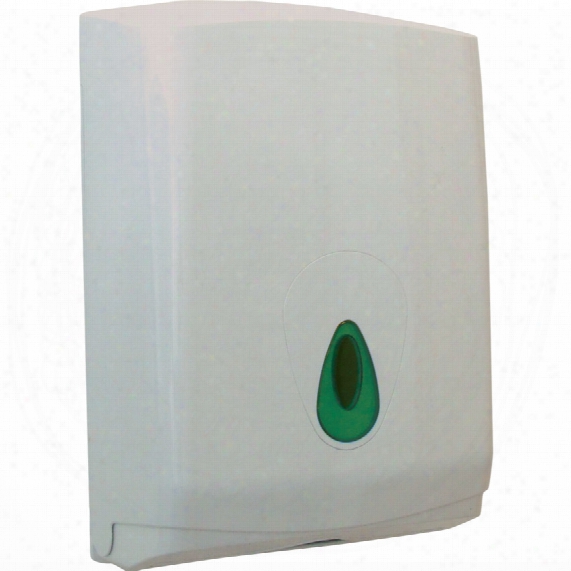 Solent Cleaning Ctd201 White Plastic C-fold Dispenser 506883