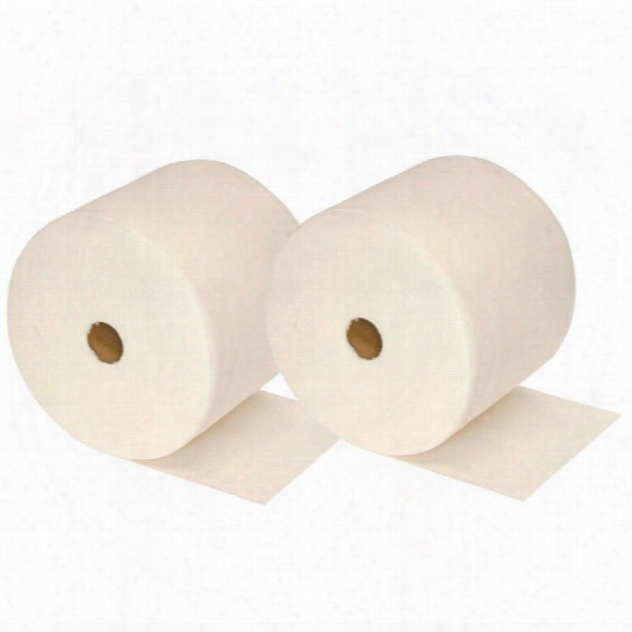 Solent Cleaning Sfr290-2w White 2-ply Floorstand Rolls (pk-2)