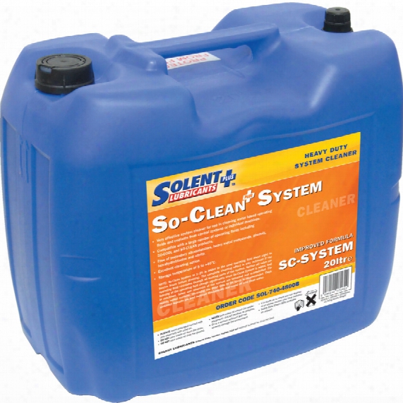 Solent Lubricants Plus Solent Heavy Duty System Cleaner 20ltr