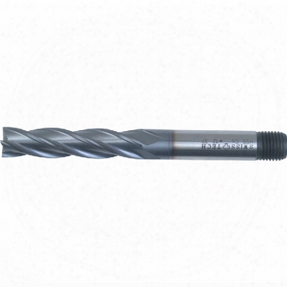Swisstech 12.0 Scr Long End Mill-ticn-8% Co