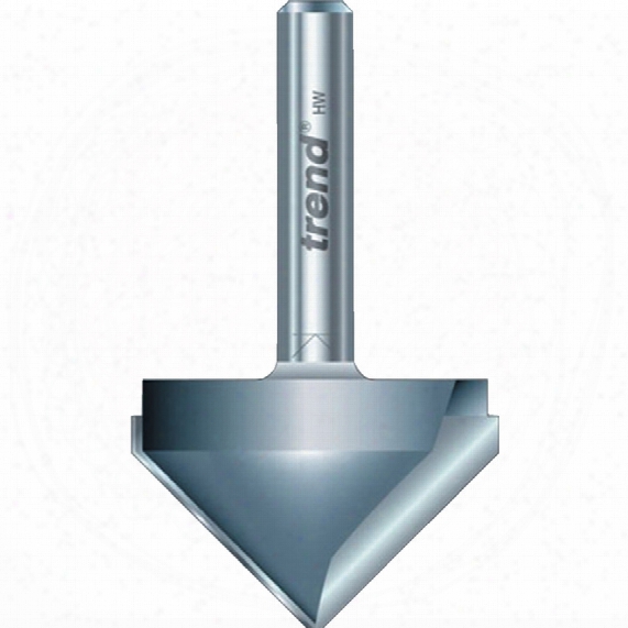 Trend 11/3 1/4" Tc Chamfer V Groove Cutter 45 Deg