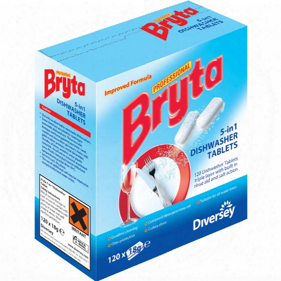 Bryta 5-in-1 Dishwasher Tablets (pk-120)
