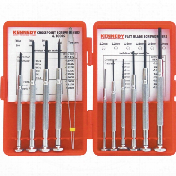 Kennedy 11-pce Precision Screwdriver & Tool Set