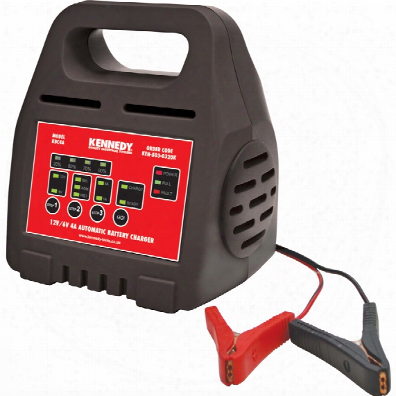 Kennedy 12v/6v 4a Int Elligent Automatic Battery Charger