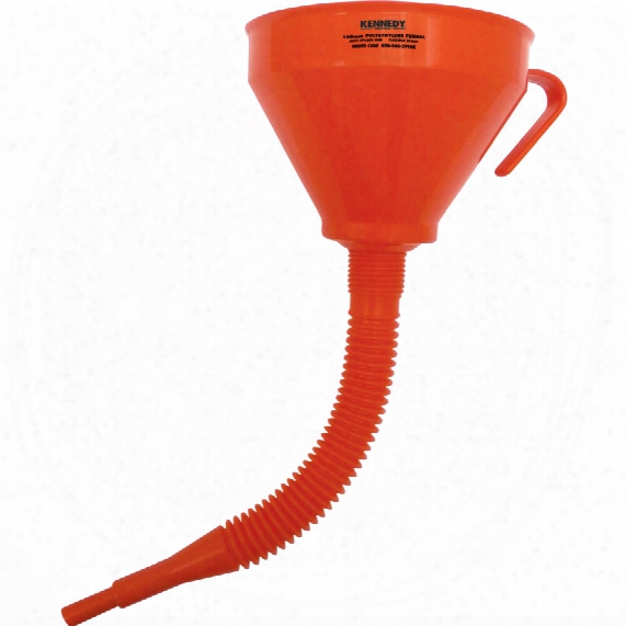 Kennedy 160mm Poly Funnel Anti-sp Lash Rim Flexi. Spout