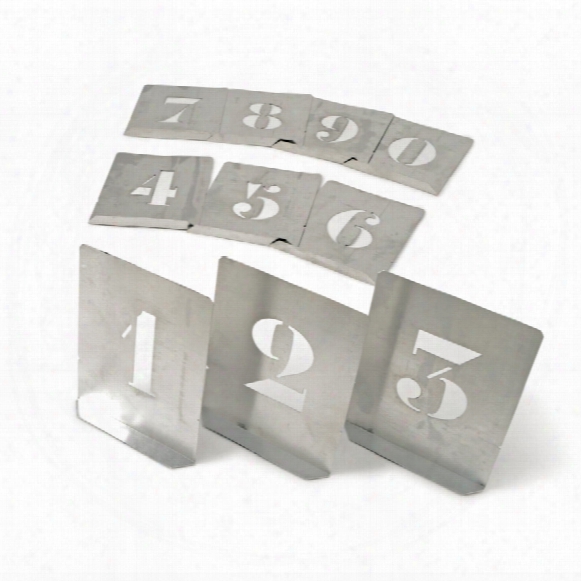 Kennedy 80mm (set Of 10) Steel Stencil Figures
