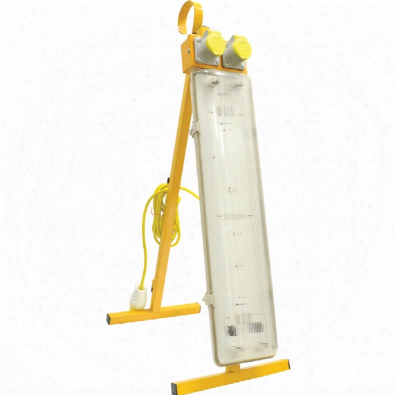 Kobe 2x18w Plasterers Light 2x110v Outlets