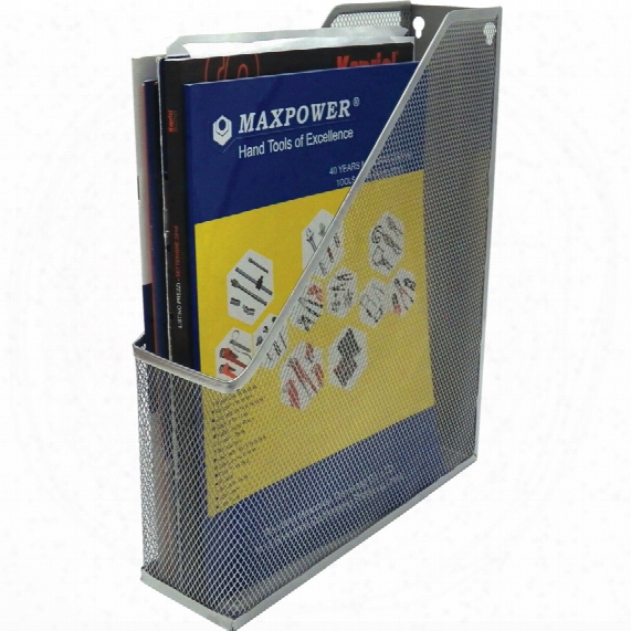 Offis Wire Mesh Magazine File Silver