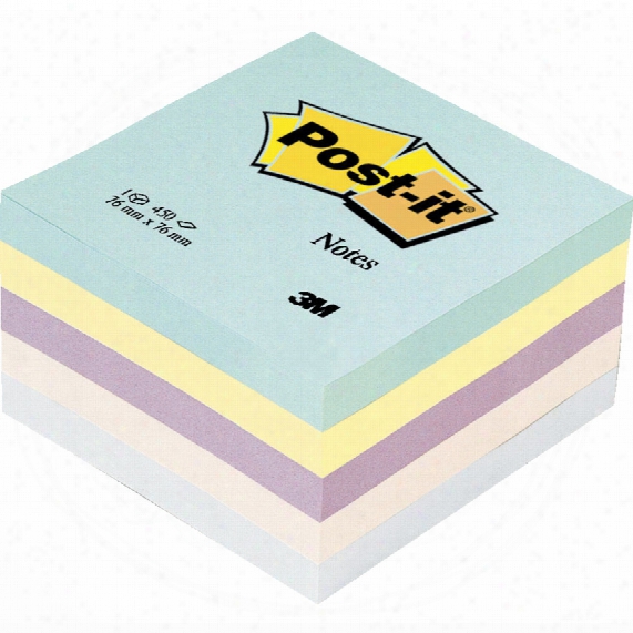 Post-it Note Pastel Pink Cube 2028-p 3m87135