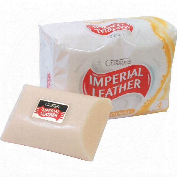Pzcussons Imperial Leather Original Bar Soap (pk-4)