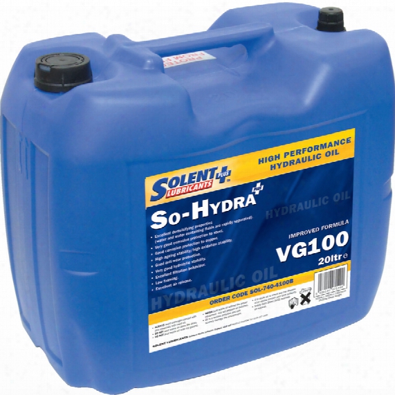 Solent Lubricants Plus Solent Hydraulic Oil Vg10 0 20ltr