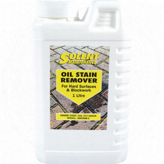 Solent Maintenance Osrhsb-1 Oil Stain Remover Hard Surface 1ltr