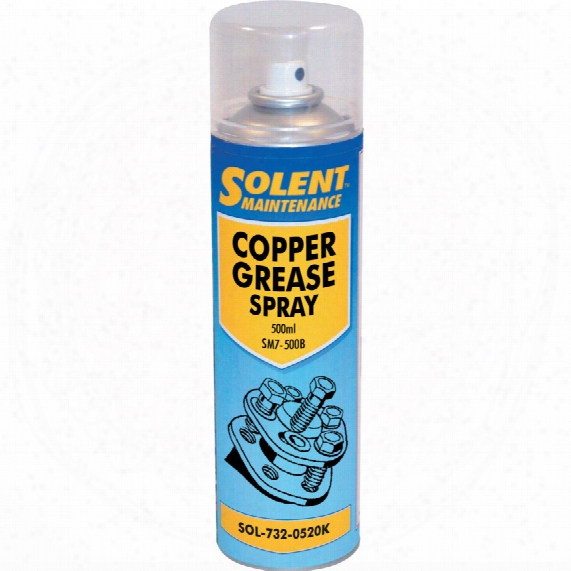 Solent Maintenance Sm7-500b Copper Grease Spray With Graphite 500ml