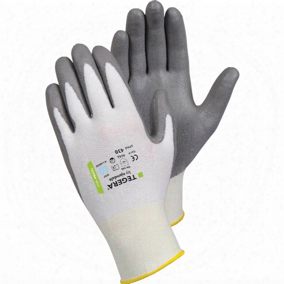 Ejendals 430 Tegera Cut 3 Pu Palm Coat Gloves Grey Size 9