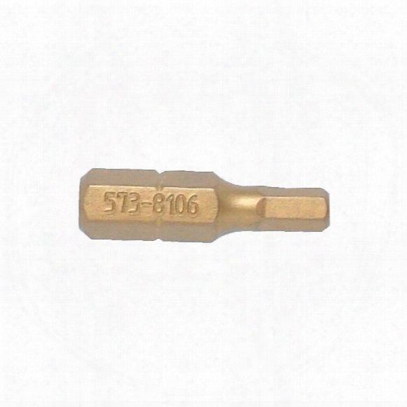 Kennedy 1/4" Hexx4.0mmx25mm Titanium Screwdriver Bit