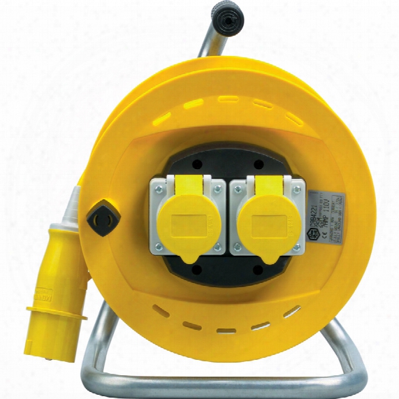 Kennedy 40m Open Drum Reel 110v 2 -socket 16a