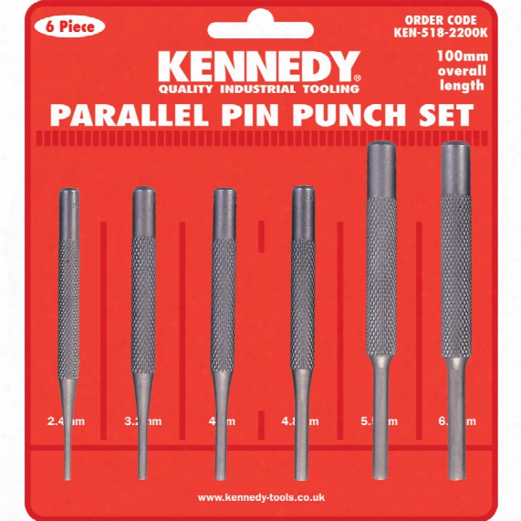 Kennedy Parallel Pin Punches Set Of 6
