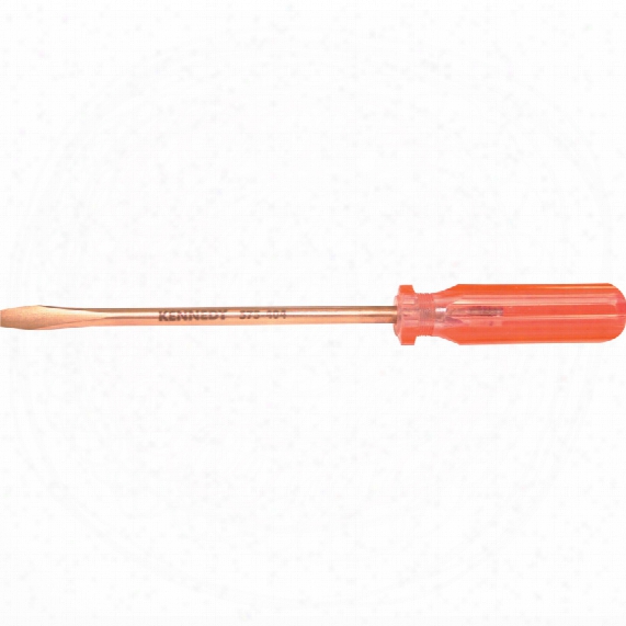 Kennedy-pro 6"x1/4" Spark Resistant Eng. Screwdriver Al-br