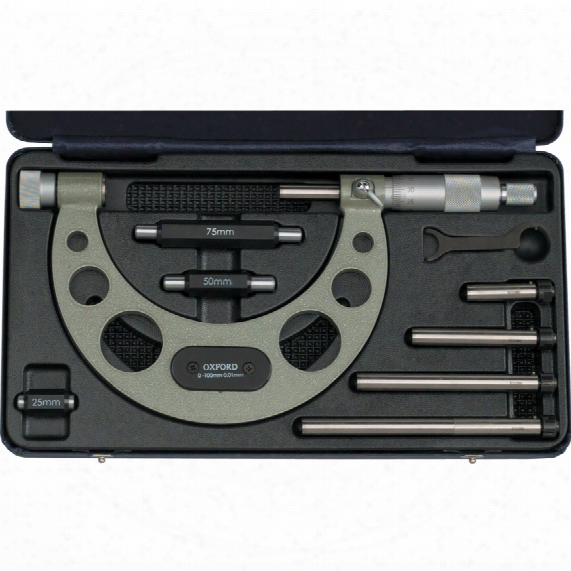 Oxford 0-150mm Interchangeable Anvil Micrometer