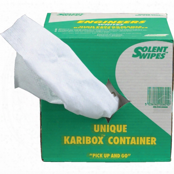 Solent Cleaning Engineers White Wipes 27x36cm (box-250)