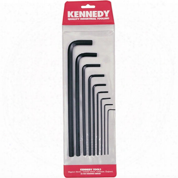 Kennedy 1.5-10mm Long Arm Hexagon Wrench Set (9-pce)
