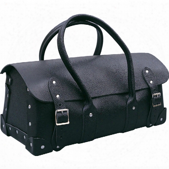 Kennedy 405mm Barn Type Black Leather Tool Bag