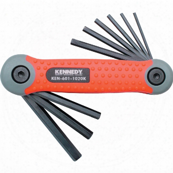 Kennedy 5/64"-1/4" Pro-torq Hex Wrench Set On Clip (9-pce)