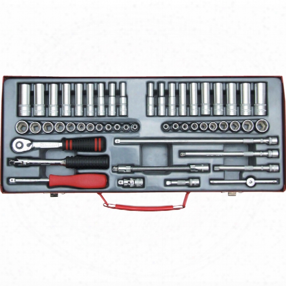 Kennedy-pro Mini Mm/af Single Hex Socket Set 1/4" S/d 51pc