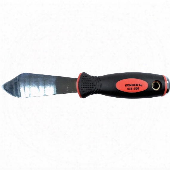 Kennedy Scale Tang Clipt Point Putty Knife - Bi Mat'l Grip