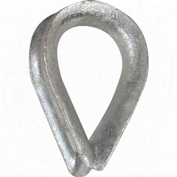 Matlock 5mm Heart Shaped Wire Rope Thimble (pk-4)