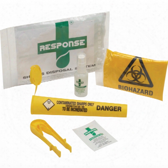 Medikit Sharps Disposal Kit C/w Disinfectant Spray