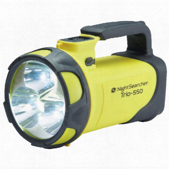 Nightsearcher Trio-550 Rechargeable Searchlight Handlamp Yellow