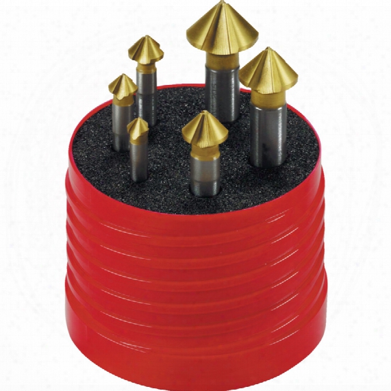 Sherwood 6-20mm 90deg Hss-cobalt S /s Countersink Set Tin