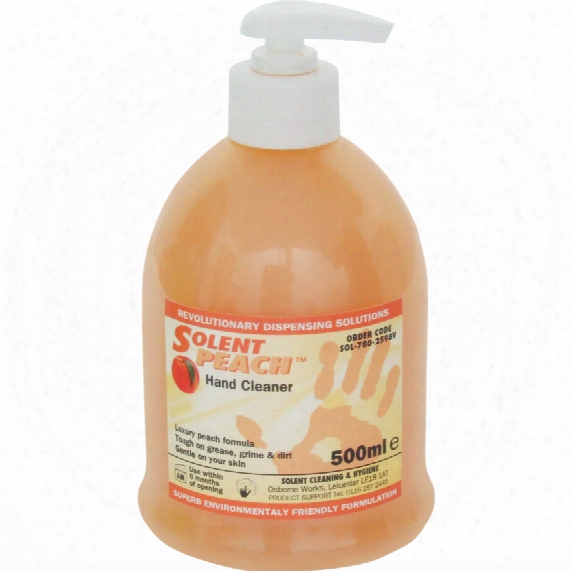 Solent Cleaning Peach Pearl Luxury Soap 5 00ml Pump