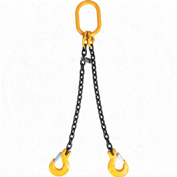 Ttc Lifting Gear Cs132schc 13mmx2m Double Leg Chain Sling & Grab