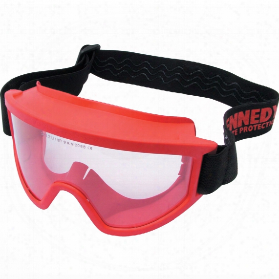 Kennedy Condor Red Goggles Clear Lens Anti-fog/scratch/gas