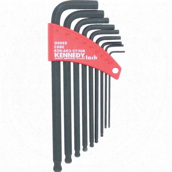 Kennedy Imperial L-wrench Ball Driver Set (9-pce)