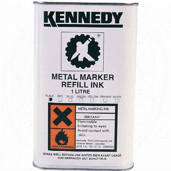 Kennedy Metal Marking Ink 1ltr Yellow